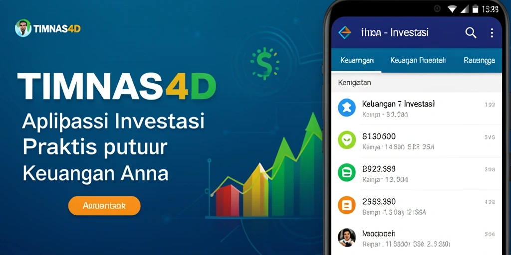 Tampilan antarmuka utama aplikasi TIMNAS4D untuk pengelolaan investasi.