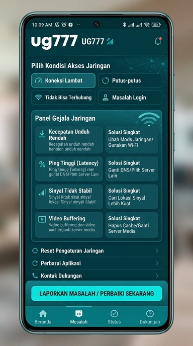 Tampilan link alternatif ug777